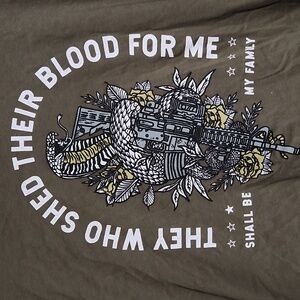 Grunt style mens green large t-shirt